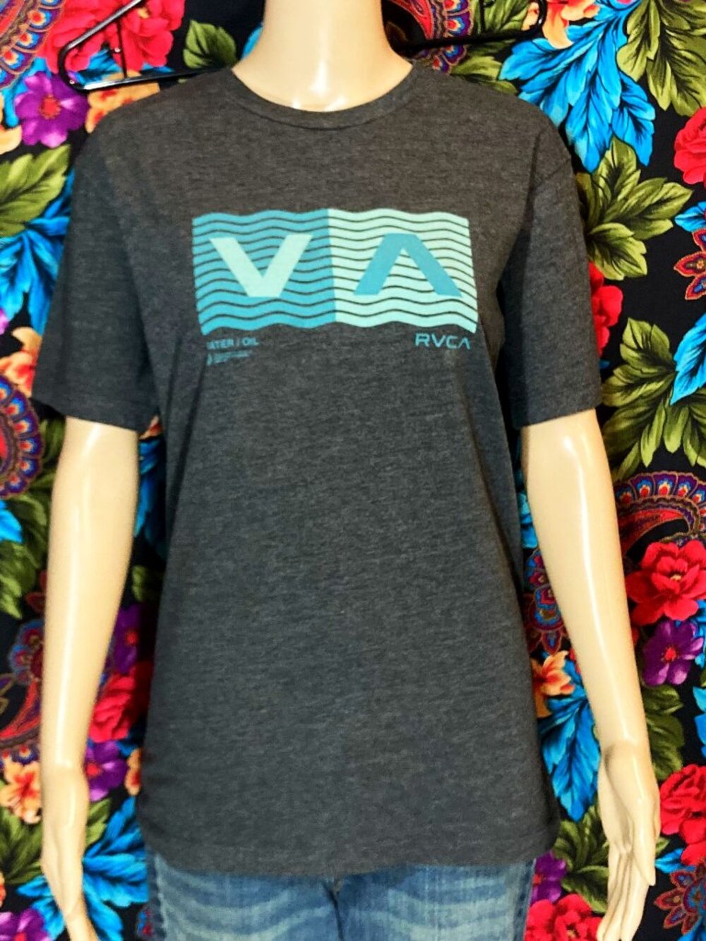 MEN'S RVCA SHIRT BY PM TENORE GRAPHIC TEE MENS SIZE MEDIUM